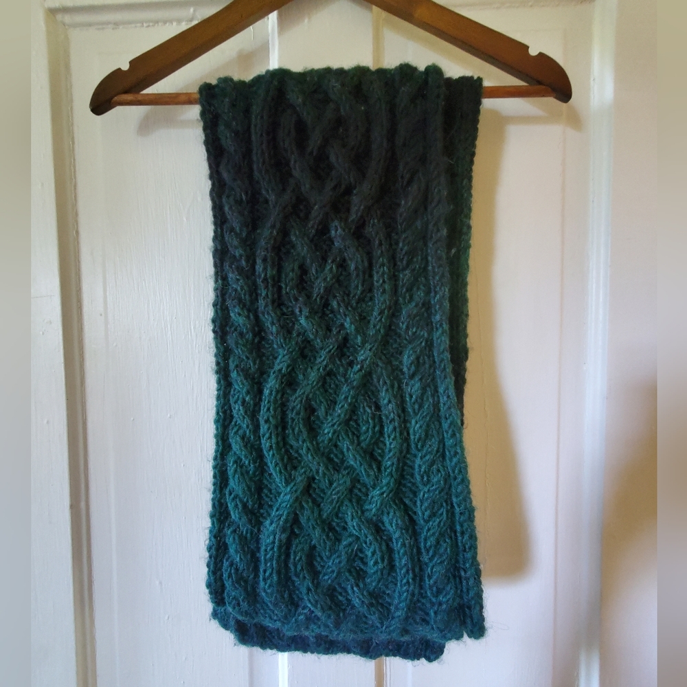 Handmade Cable Knit Scarf
